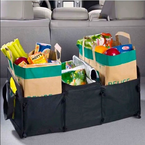 NWT!✨ Car Trunk Grocery Organizer With Insulated Cooler!
